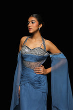 Load image into Gallery viewer, Luminara Drape Gown