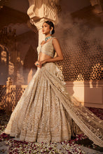 Load image into Gallery viewer, Ivory heavily embroidered lehenga