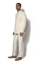 Load image into Gallery viewer, Ivory Signature Textured Bandhgala Set