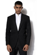 Load image into Gallery viewer, Black Embroidered Tuxedo