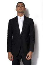 Load image into Gallery viewer, Black Embroidered Tuxedo