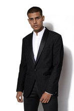 Load image into Gallery viewer, Black Embroidered Tuxedo