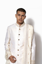 Load image into Gallery viewer, Ivory Hand Embroidered Sherwani Set