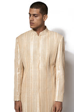 Load image into Gallery viewer, Beige Hand Embroidered Sherwani Set