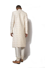Load image into Gallery viewer, Ivory Hand Embroidered Sherwani Set