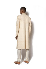Load image into Gallery viewer, Beige Hand Embroidered Sherwani Set