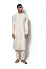 Load image into Gallery viewer, Ivory Hand Embroidered Sherwani Set