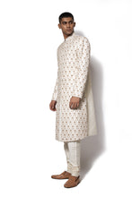 Load image into Gallery viewer, Ivory Hand Embroidered Sherwani Set