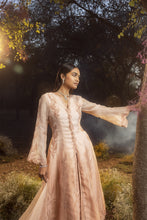 Load image into Gallery viewer, TEA ROSE JACKET WITH SKIRT AND DUPATTA