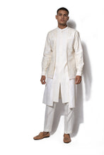 Load image into Gallery viewer, Ivory Layered Embroidered Kurta Set