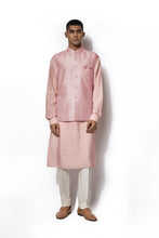 Load image into Gallery viewer, Blush Pink Bundi Kurta Set