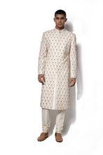 Load image into Gallery viewer, Ivory Hand Embroidered Sherwani Set