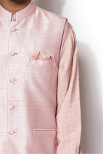 Load image into Gallery viewer, Blush Pink Bundi Kurta Set