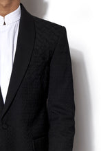 Load image into Gallery viewer, Black Embroidered Tuxedo