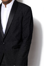 Load image into Gallery viewer, Black Embroidered Tuxedo