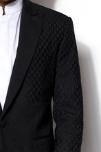 Load image into Gallery viewer, Black Embroidered Tuxedo
