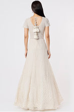 Load image into Gallery viewer, Ivory net self on slef embroidered lehenga