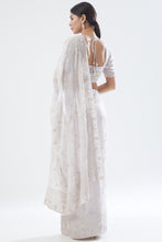 Load image into Gallery viewer, BLUSH PINK EMBROIDERED SAREE SET