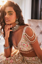 Load image into Gallery viewer, IVORY ORGANZA EMBROIDERED SET