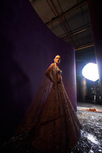 Load image into Gallery viewer, Pink Net Lehenga Set