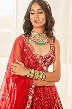 Load image into Gallery viewer, CHERRY RED BRIDAL SET