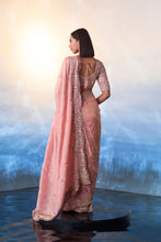 Load image into Gallery viewer, PEACH TISSUE SAREE