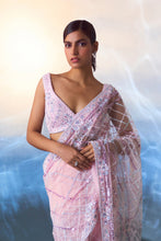 Load image into Gallery viewer, BLUSH PINK NET SAREE