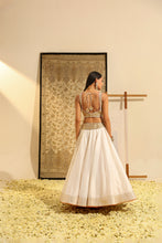 Load image into Gallery viewer, Blouse with lehenga and odhni