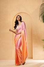Load image into Gallery viewer, Sequin work on blouse and saree borders