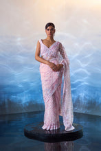 Load image into Gallery viewer, BLUSH PINK NET SAREE