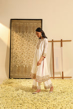 Load image into Gallery viewer, Long A-line kurta with palazzo and Dupatta