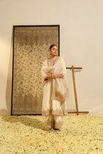 Load image into Gallery viewer, Long A-line kurta with palazzo and Dupatta