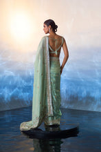 Load image into Gallery viewer, SEAFOAM GREEN TISSU SAREE