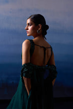 Load image into Gallery viewer, FOREST GREEN ORGANZA JACKET SET