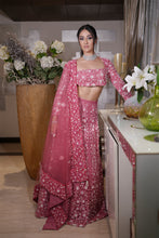 Load image into Gallery viewer, Rouge Pink Lehenga