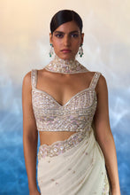 Load image into Gallery viewer, IVORY GEOR. SAREE