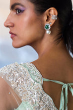 Load image into Gallery viewer, ICE BLUE NET SAREE