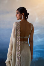 Load image into Gallery viewer, IVORY GEOR. SAREE