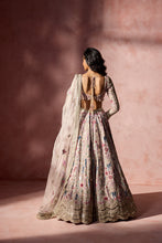 Load image into Gallery viewer, DUSTY PINK ORGANZA LEHENGA SET