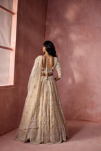 Load image into Gallery viewer, IVORY ORGANZA LEHENGA SET