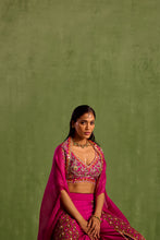 Load image into Gallery viewer, purple lehenga set