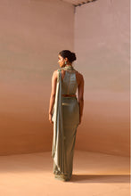 Load image into Gallery viewer, PISTA GREEN DRAPED SAREE