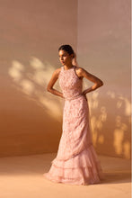 Load image into Gallery viewer, SOFT PINK ORGANZA LAYERED SKIRT SET