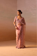 Load image into Gallery viewer, ROSE PINK SAREE