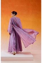 Load image into Gallery viewer, Lavender Embroidered Jacket & Flared Pant Set