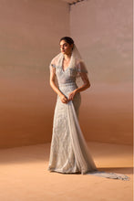 Load image into Gallery viewer, SAGE BLUE CORSET SKIRT SET