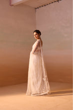 Load image into Gallery viewer, WHITE NET SAREE