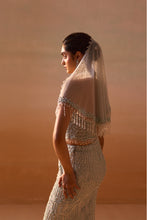 Load image into Gallery viewer, SAGE BLUE CORSET SKIRT SET