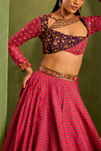 Load image into Gallery viewer, fuscia lehenga set