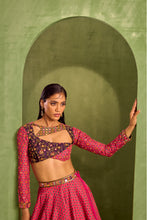 Load image into Gallery viewer, fuscia lehenga set
